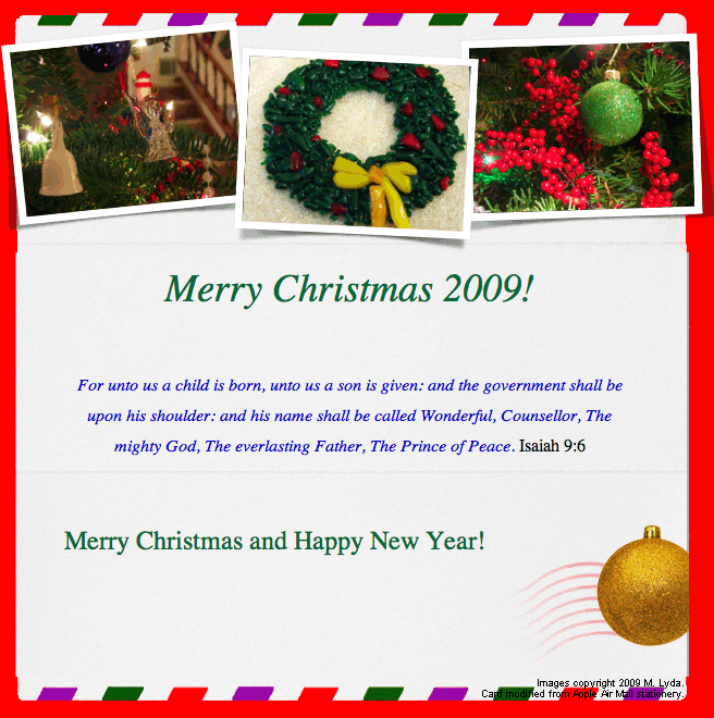 christmasemailcard20091